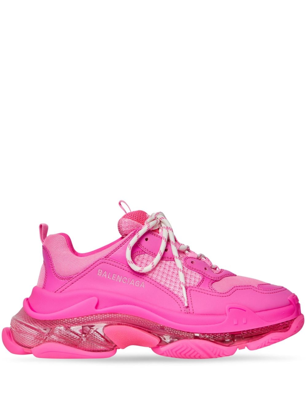Balenciaga Triple S Chunky Sneakers In Pink