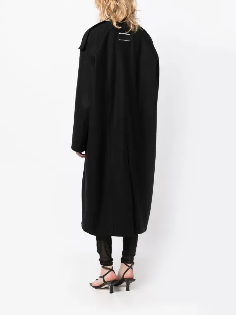 Boyarovskaya Pasta trench coat CFW22PASTAFELTRO17BLACK - 3