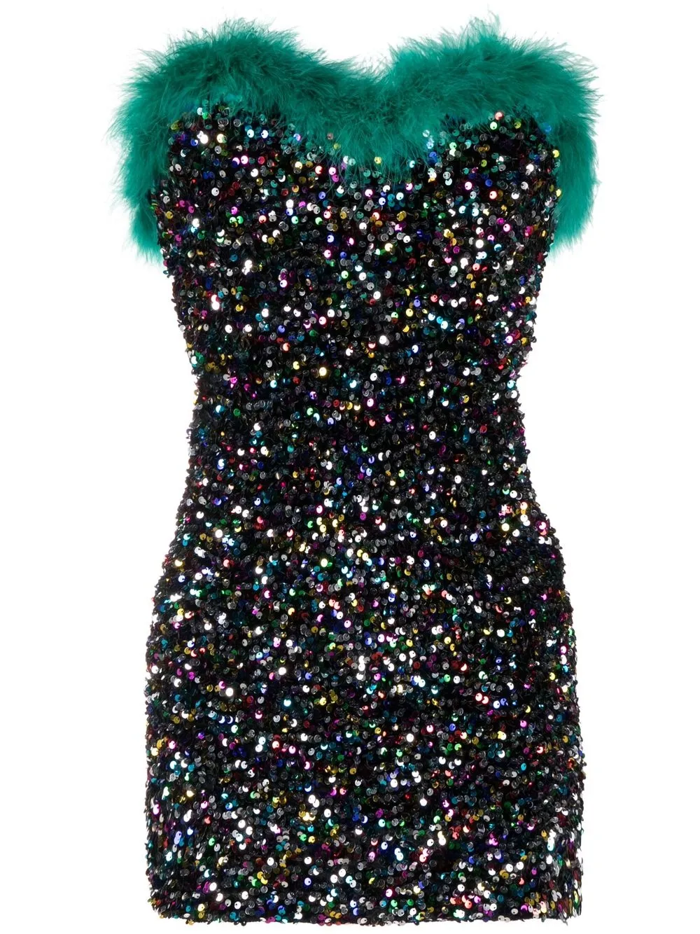 

Amen sequin-embellished minidress - Black