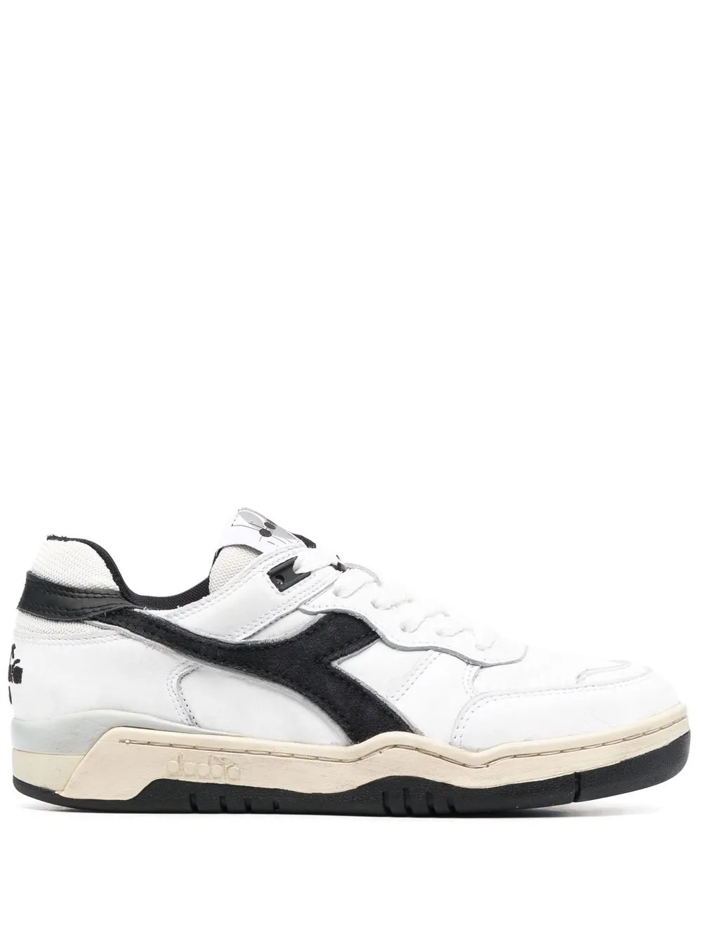 

Diadora low-top lace-up sneakers - White