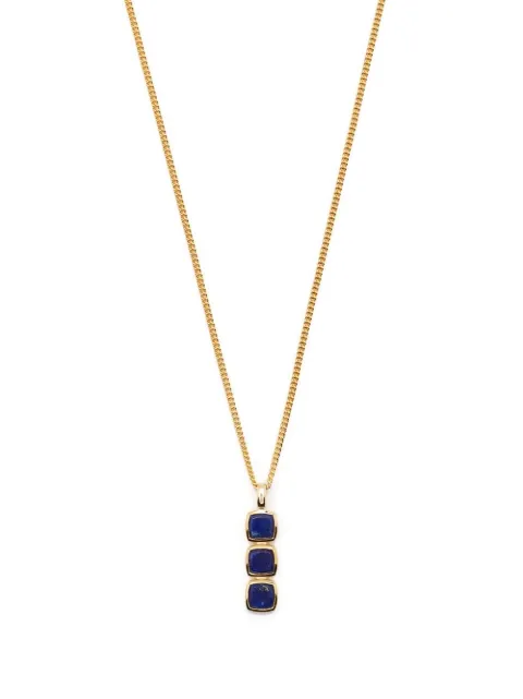 Tom Wood Mini Cushion lapis lazuli pendant necklace