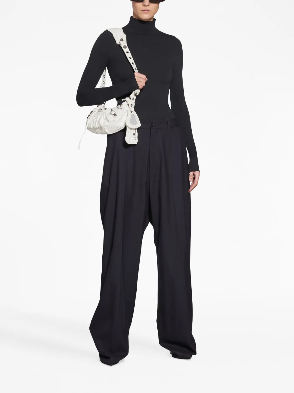 Balenciaga Le Cagole kleine schoudertas - Wit