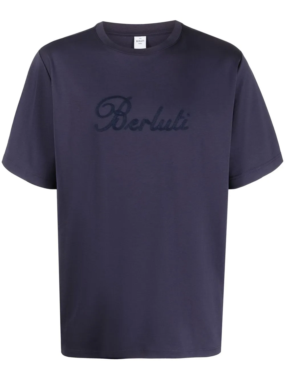 

Berluti embroidered logo short-sleeves T-shirt - Blue