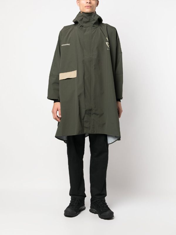 White Mountaineering フーデッドワイドスリーブジャケット-