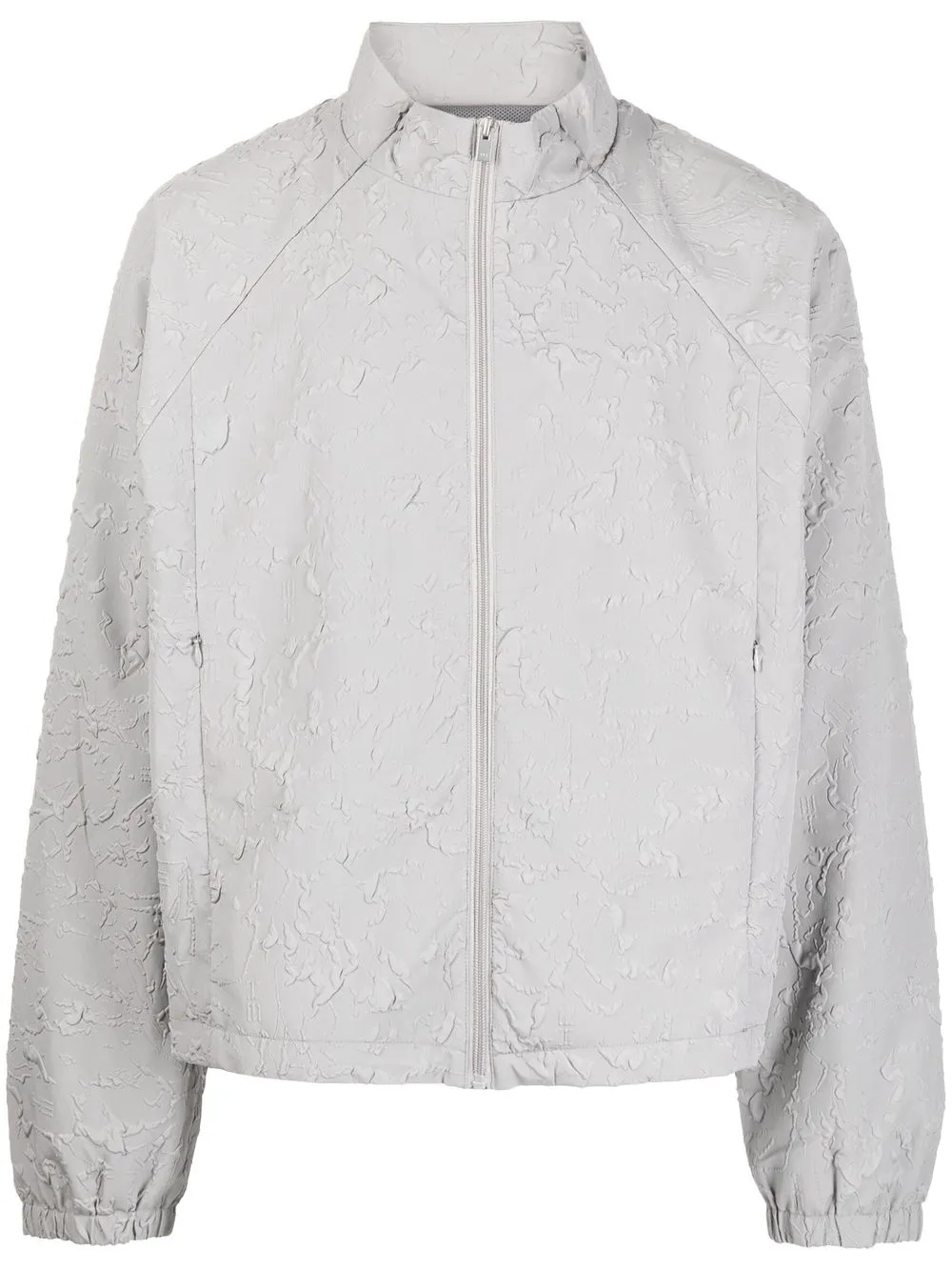 

HELIOT EMIL jacquard zip-up jacket - LIGHT GREY