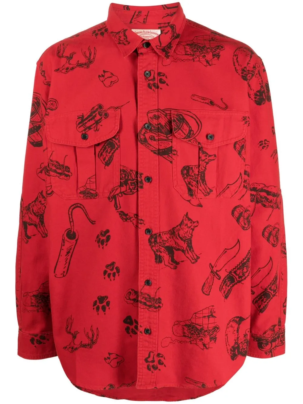 

Filson Alaskan Guide printed cotton shirt - Red