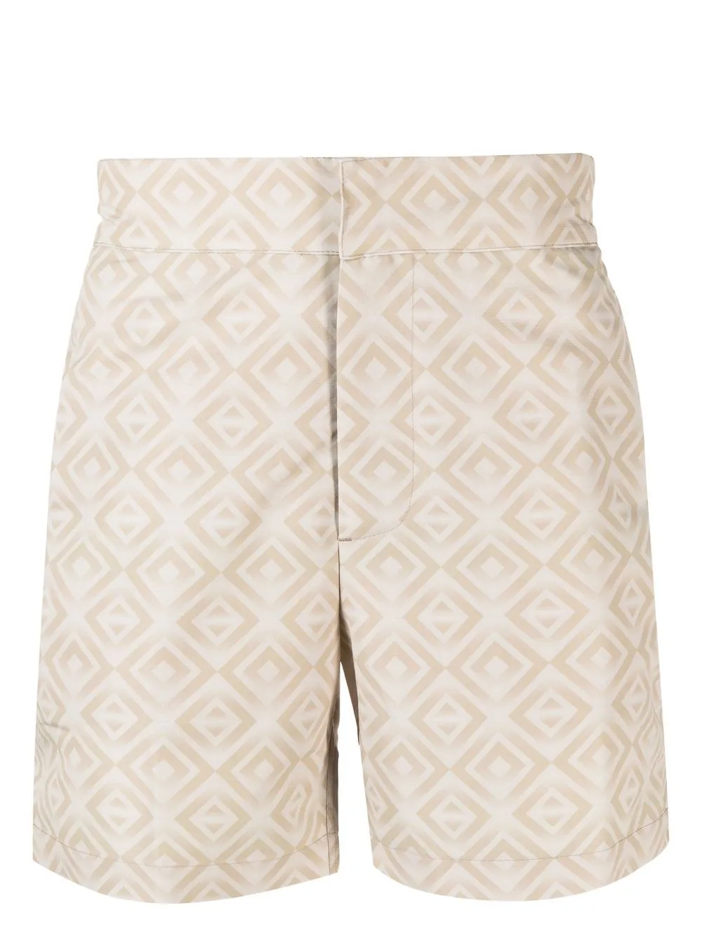 

Frescobol Carioca geometric print swim shorts - Neutrals