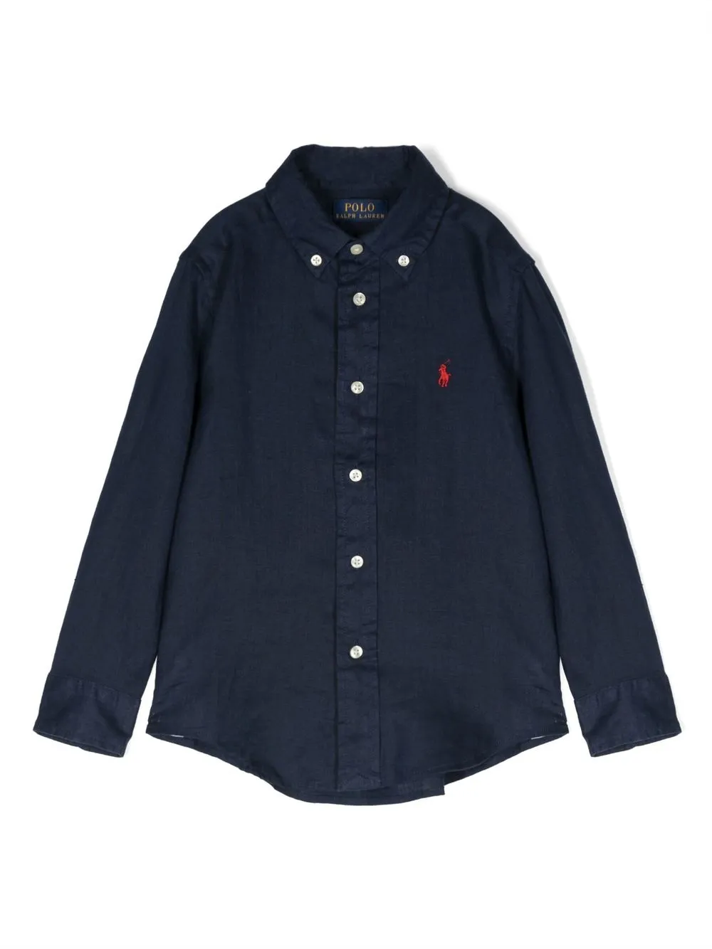 

Ralph Lauren Kids camisa con logo bordado - Azul