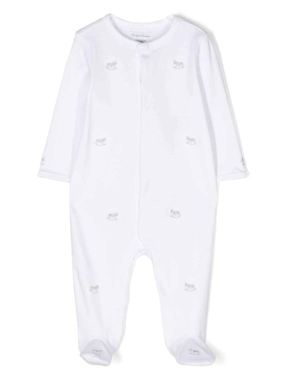 Ralph Lauren Kids Pyjama met borduurwerk Wit