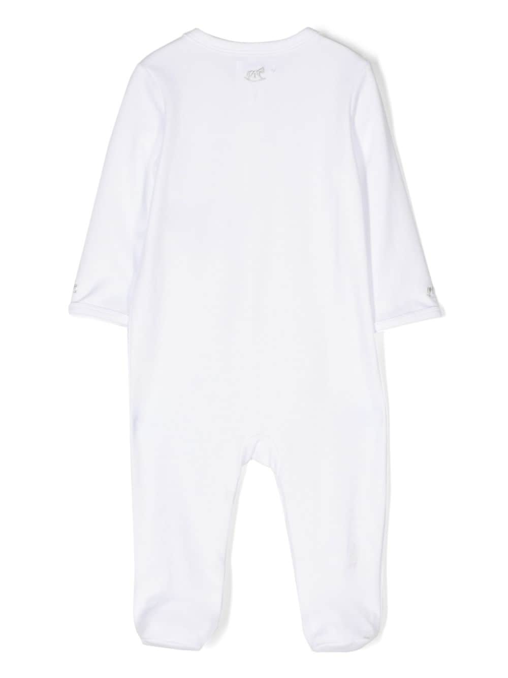 Ralph Lauren Kids Pyjama met borduurwerk - Wit