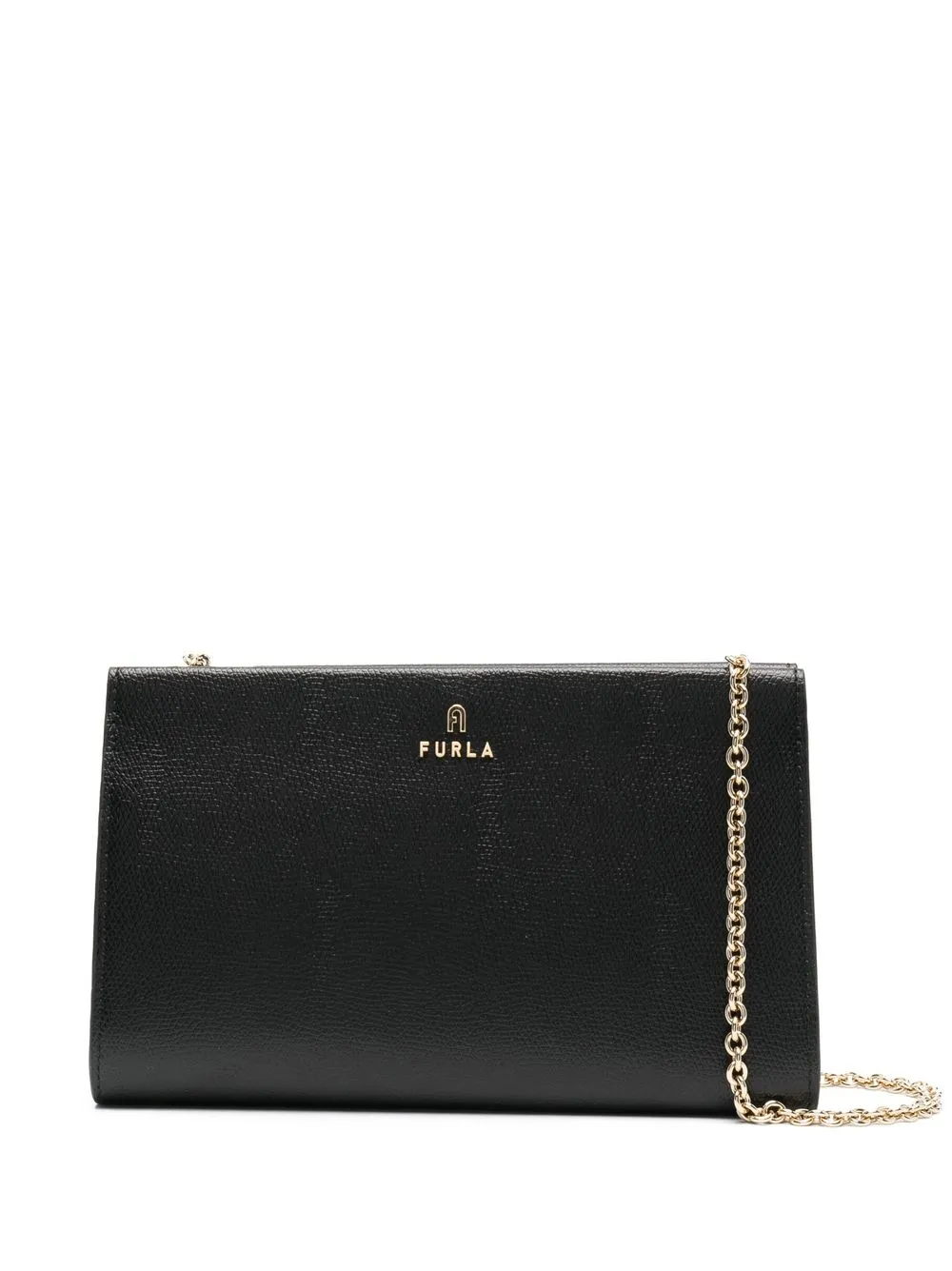 

Furla logo-plaque crossbody bag - Black