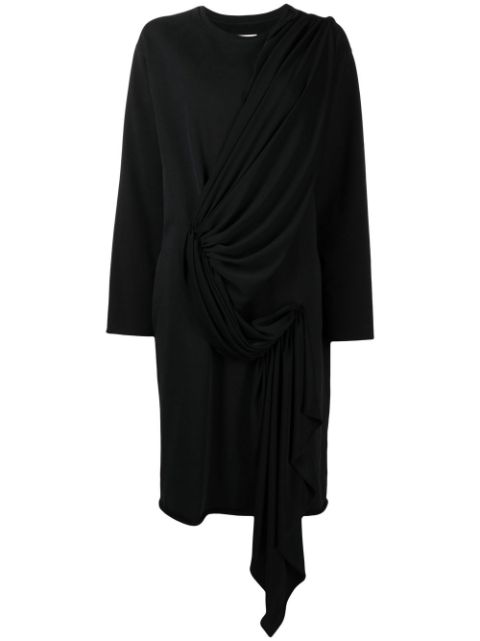 MM6 Maison Margiela draped-detail sweater dress Women