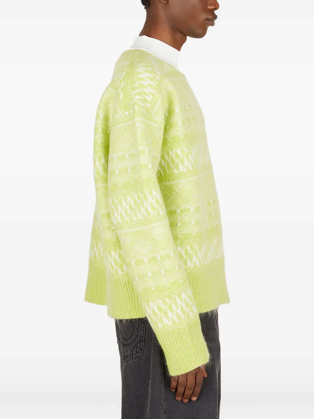 Eytys Patterned Long-sleeve Sweater In Multi