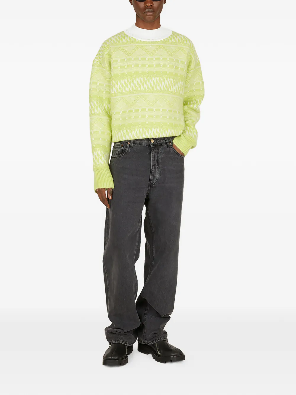 Eytys Patterned Long-sleeve Sweater In Multi