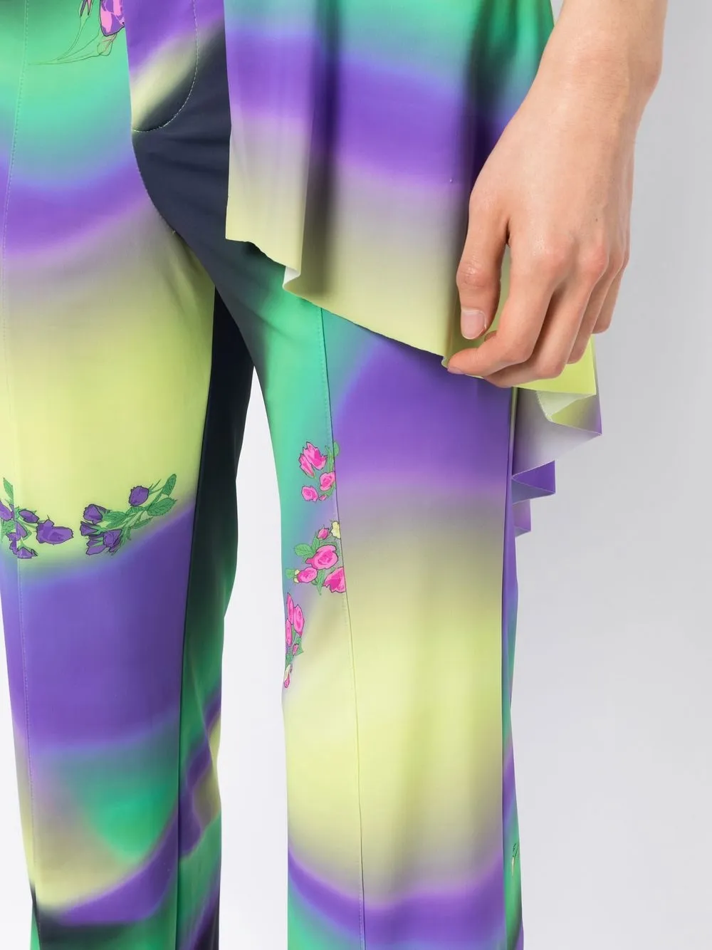 Gradient-Print Trousers