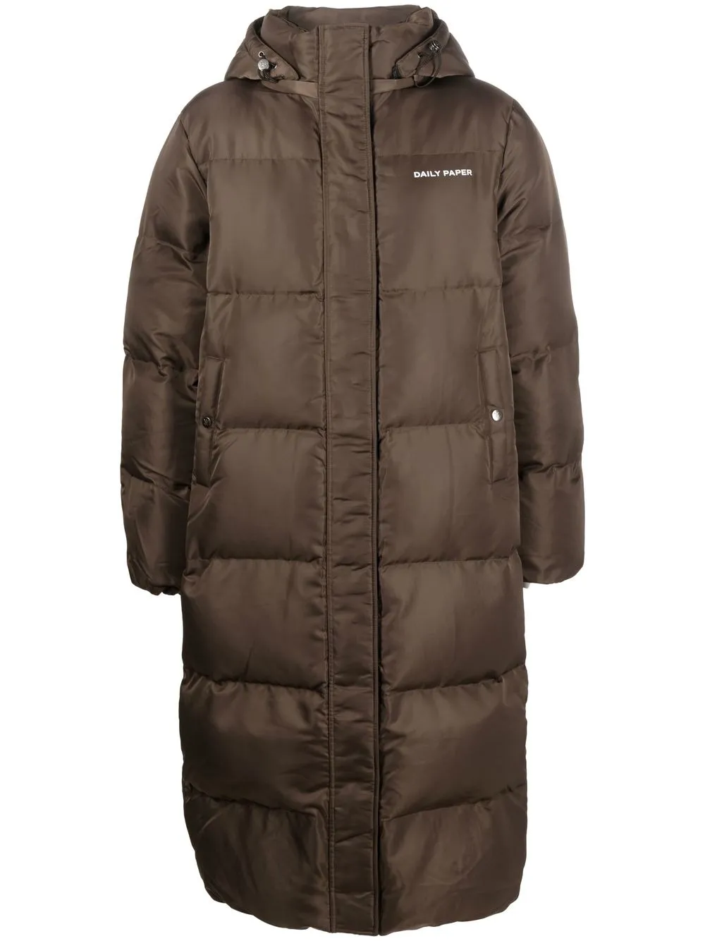 

Daily Paper Epuffa padded hooded parka - Brown