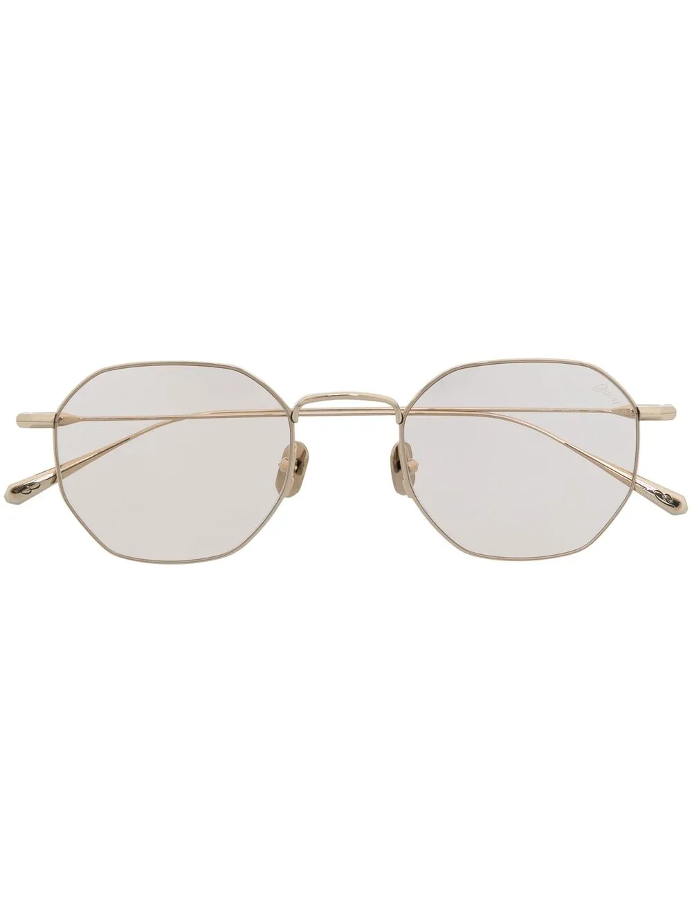 

Brioni frameless-design tinted sunglasses - Gold