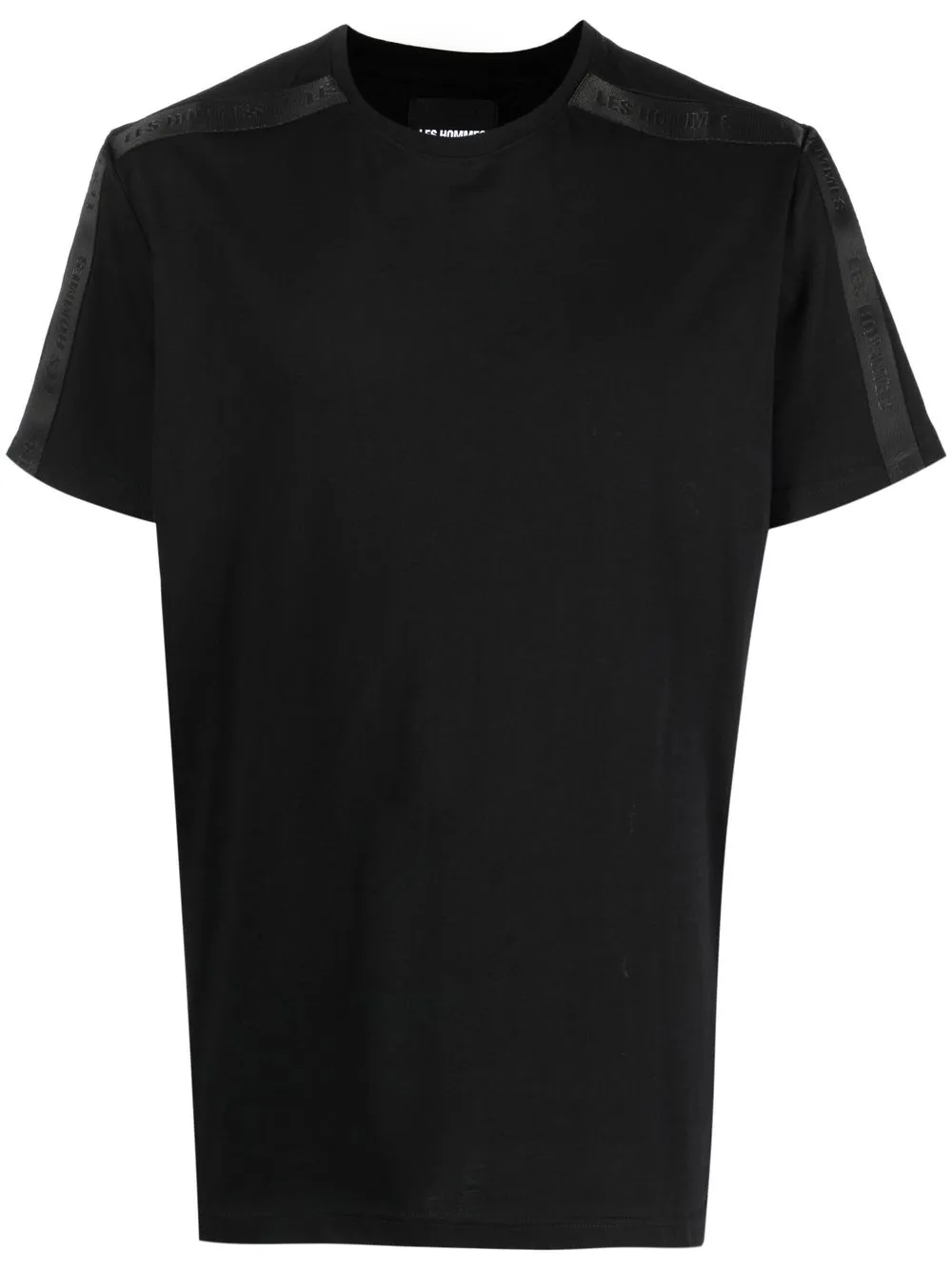 

LES HOMMES logo-trim T-shirt - Black