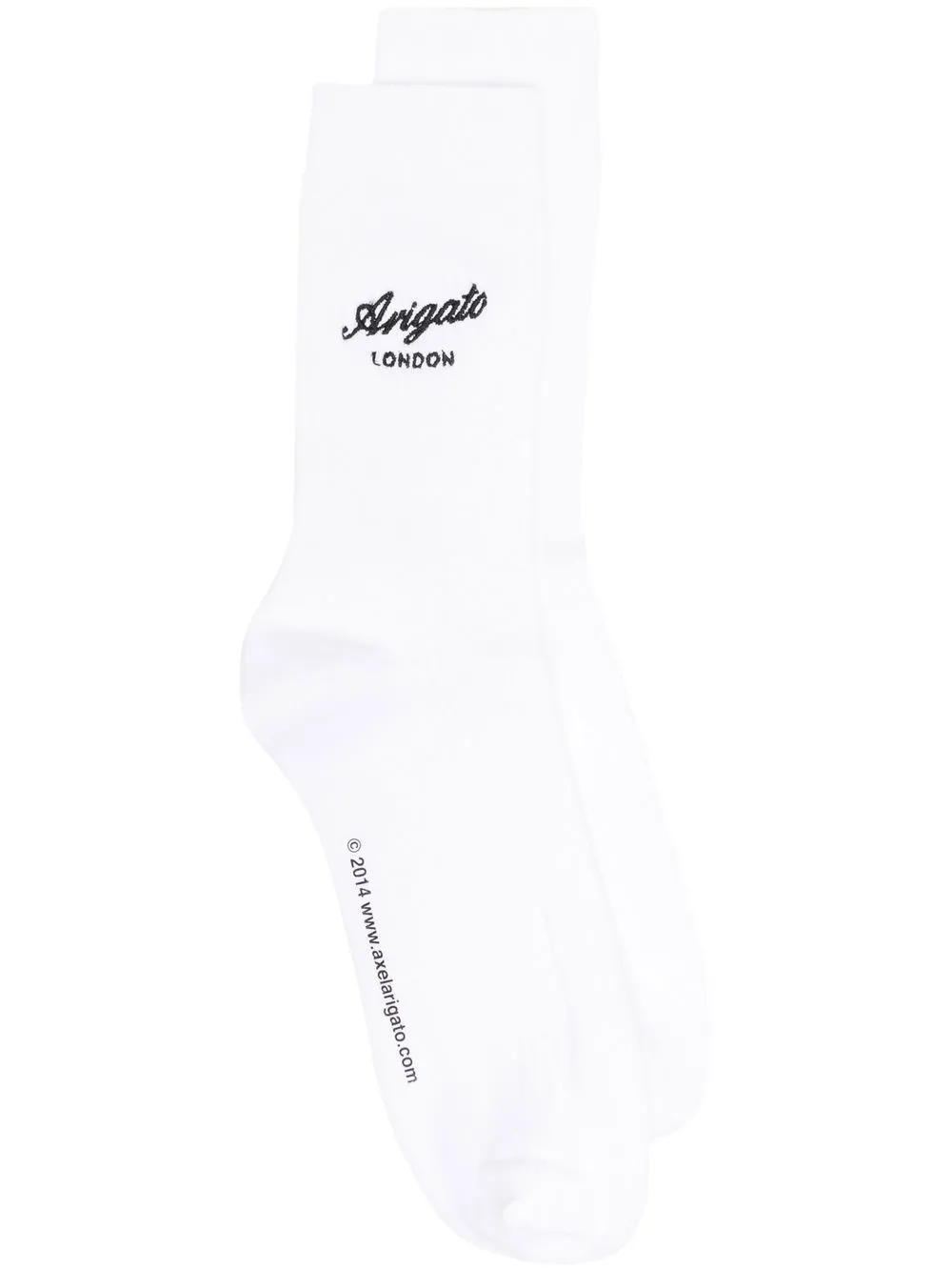 

Axel Arigato embroidered-logo socks - White