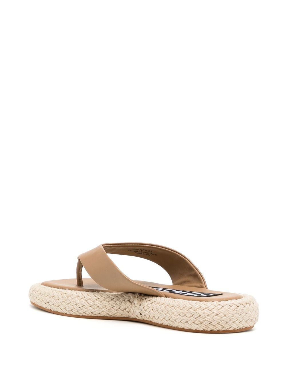 Shop Senso Bianca Thong-strap Sandals In Braun