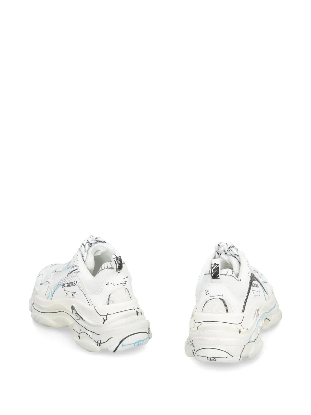 Balenciaga Triple S sneakers Wit