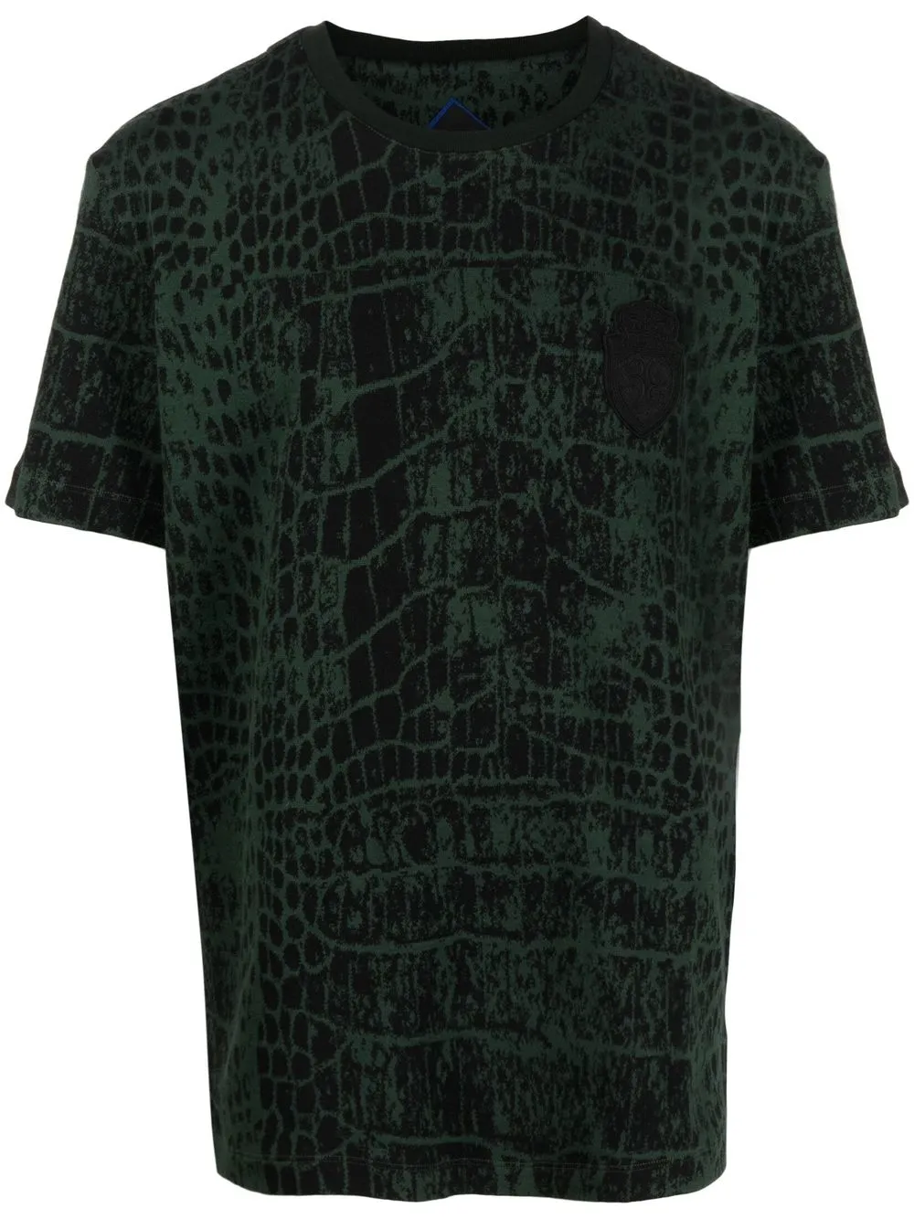 

Billionaire tonal snake print T-shirt - Green