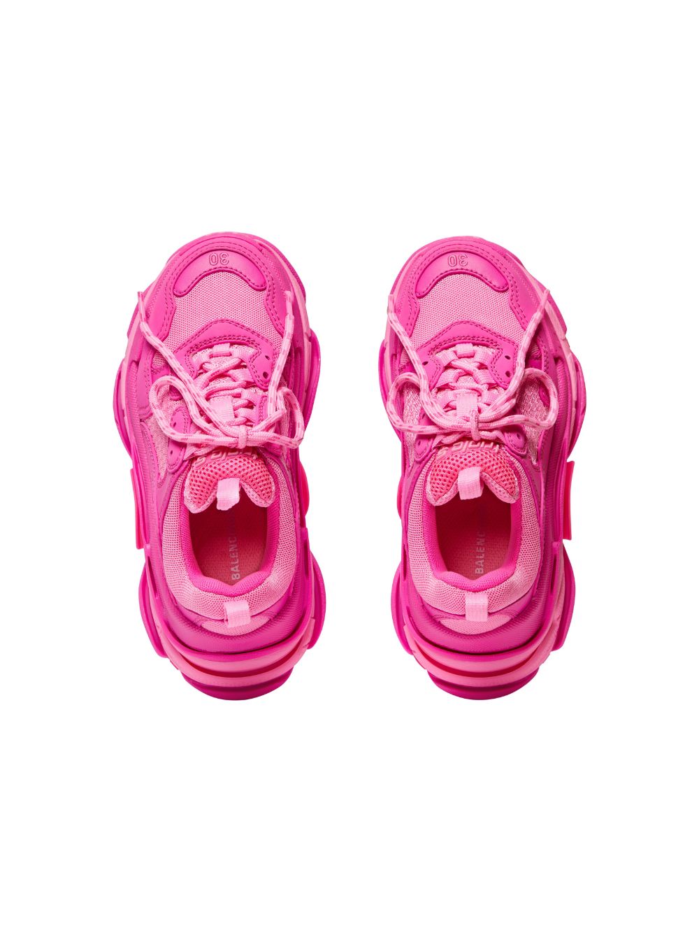 Shop Balenciaga Tripe S Mule Sneakers In Pink