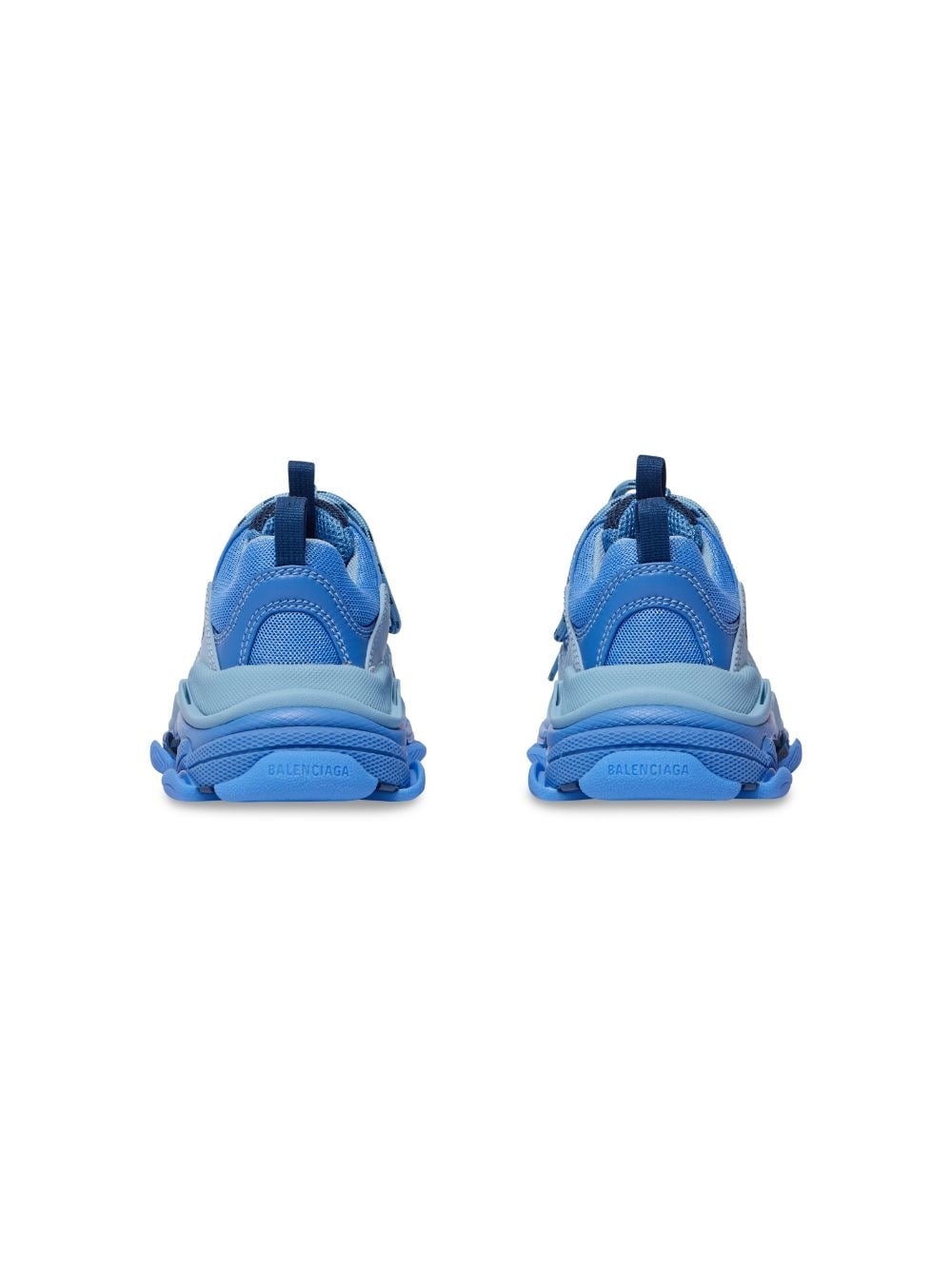 Shop Balenciaga Triple S Mule Sneakers In Blue