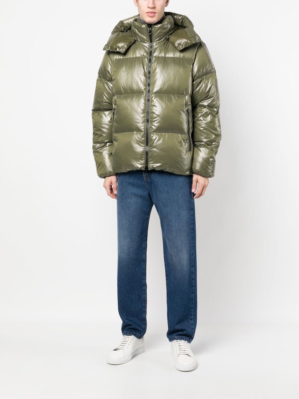 Duvetica high-shine Hooded Puffer Jacket - Farfetch