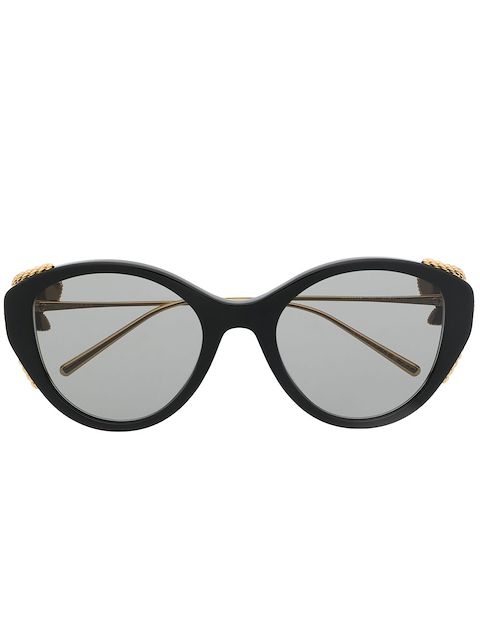 Boucheron Eyewear gem-embellished round sunglasses
