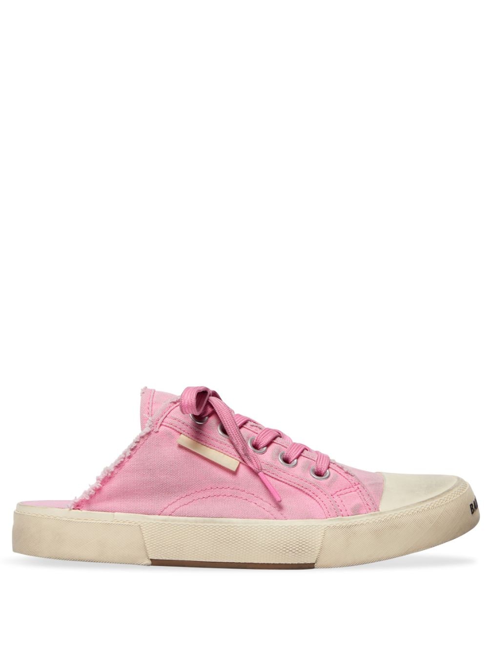 Shop Balenciaga Paris Low-top Sneaker Mules In Pink