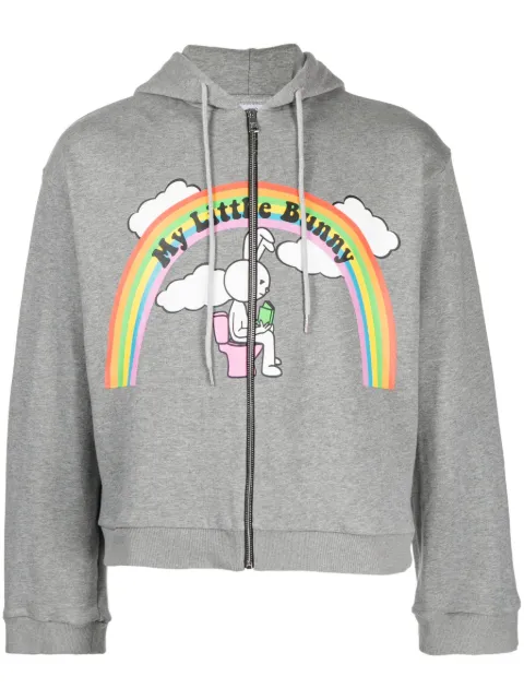 Natasha Zinko My Little Bunny graphic-print hoodie
