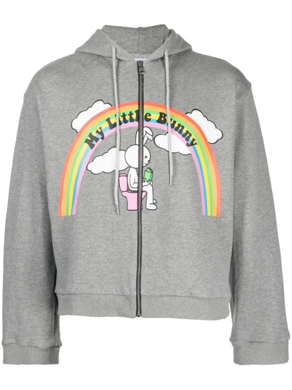 Redone deals rainbow hoodie