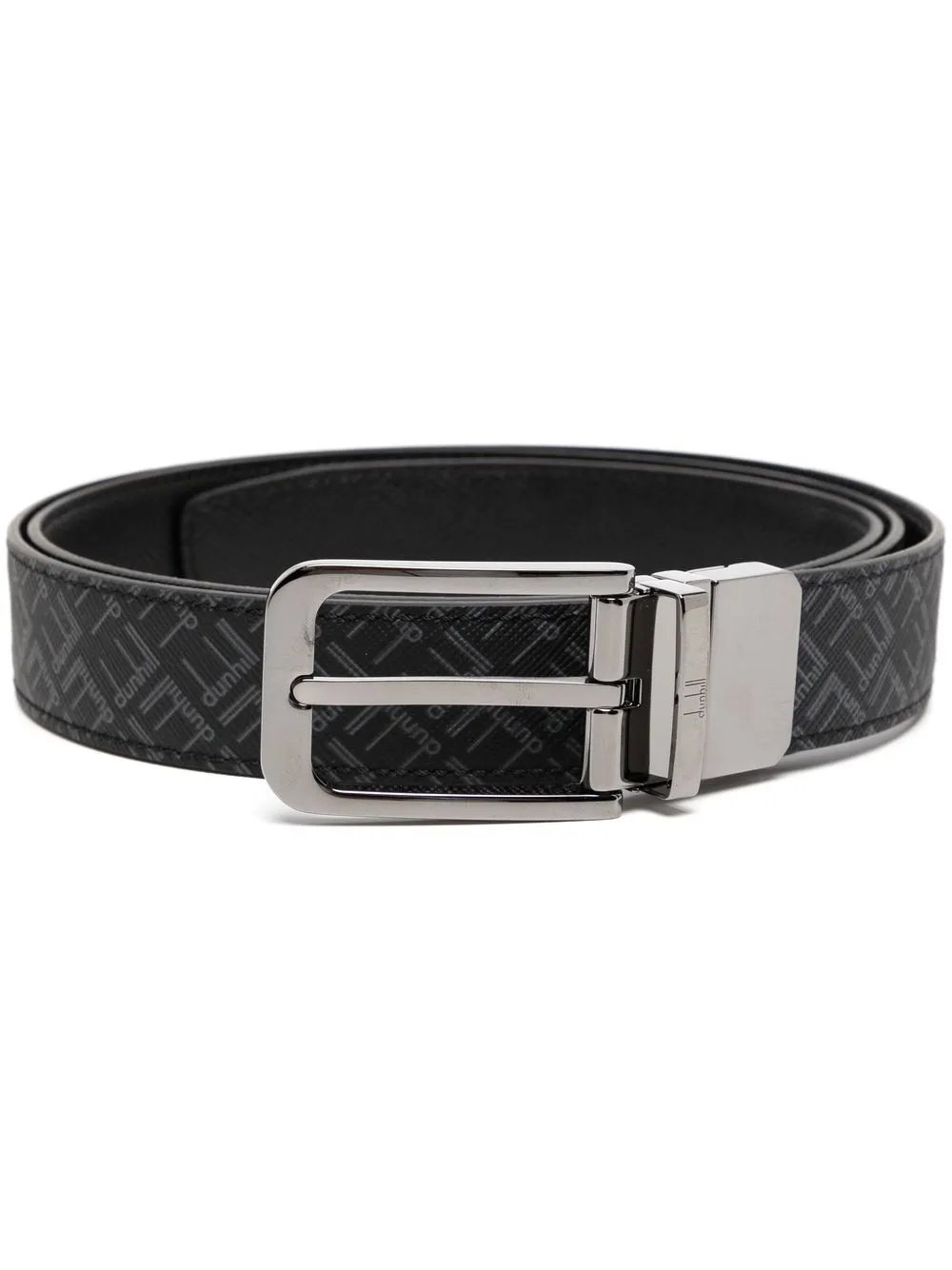 

Dunhill reversible leather belt - Black