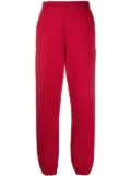 The Attico logo print track pants - Red