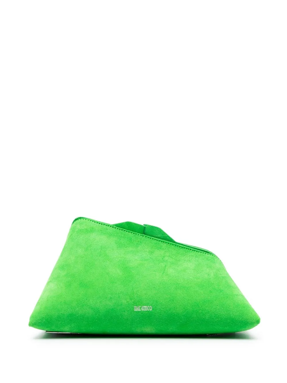 

The Attico 8.30PM suede clutch bag - Green