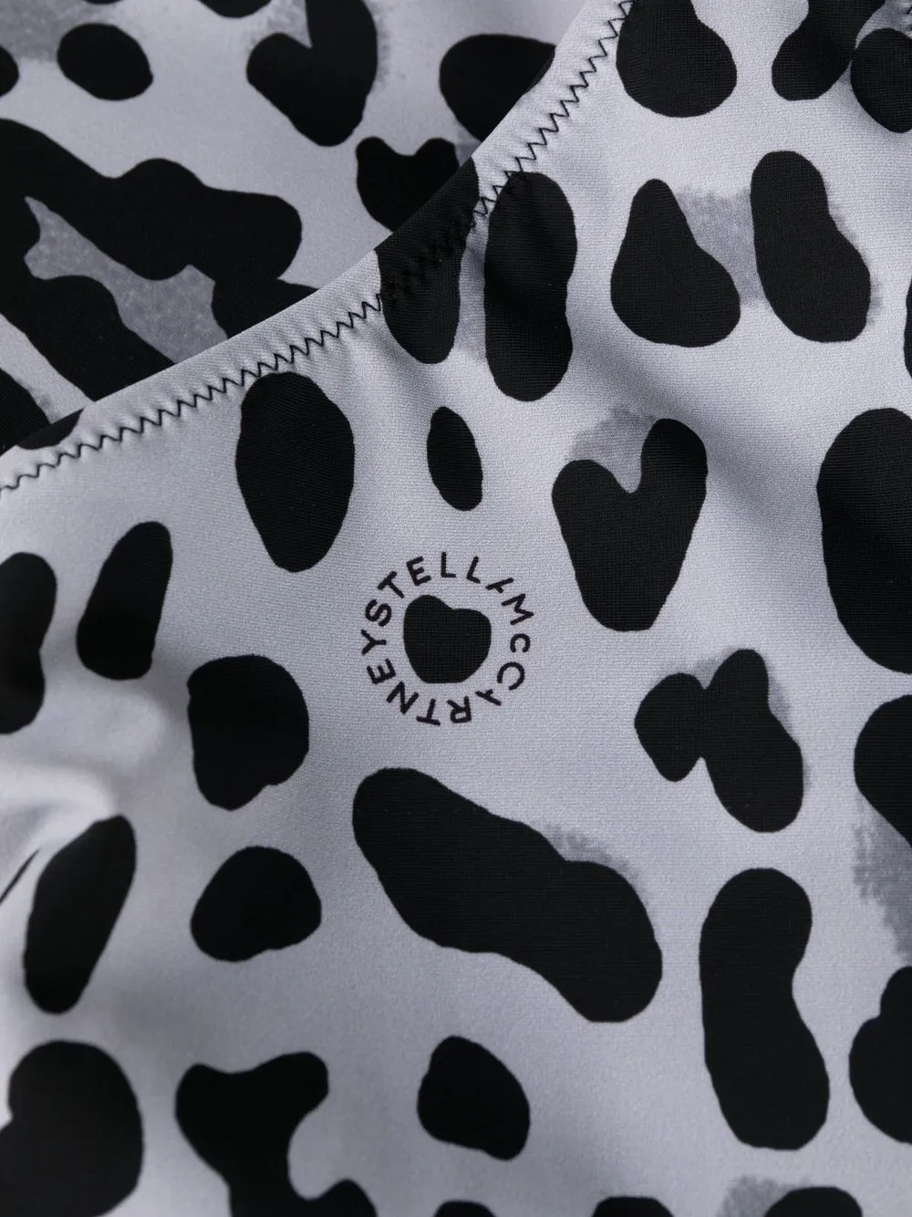 STELLA MCCARTNEY LEOPARD-PRINT ONE-SHOULDER SWIMSUIT