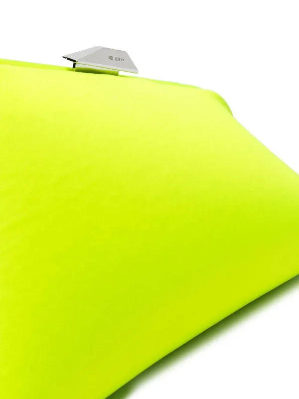 Neon yellow clutch on sale bag