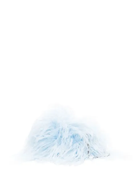 The Attico Greta feather shoulder bag