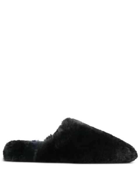 Balenciaga Teddy faux-shearling slippers Women