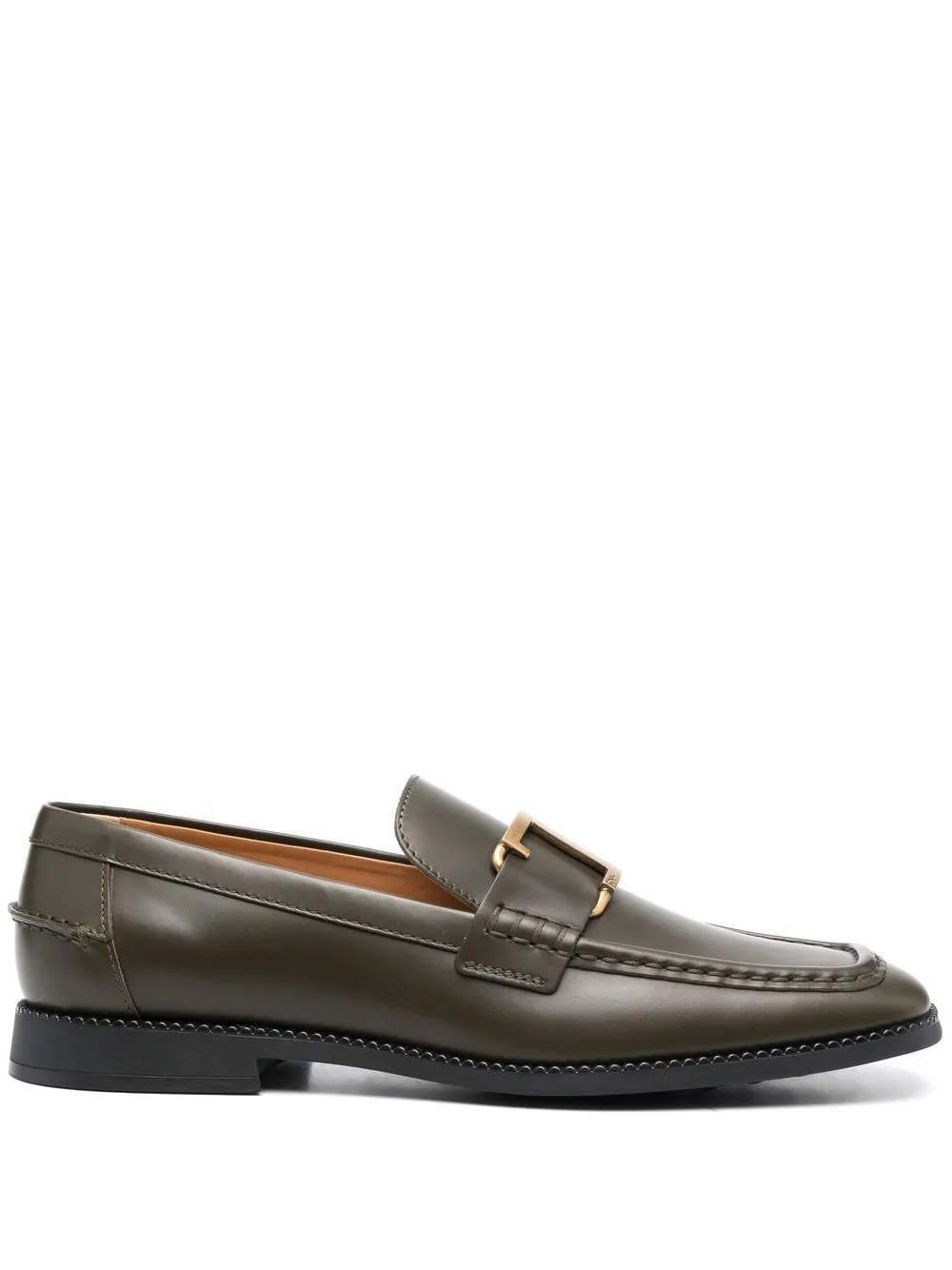 

Tod's mocasines con hebilla del logo - Verde