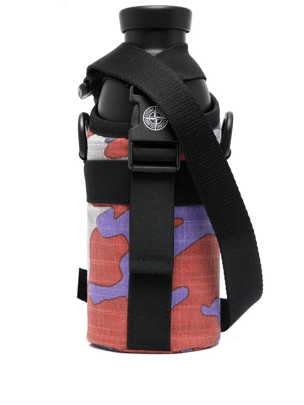 

Stone Island camouflage-print water bottle - Black