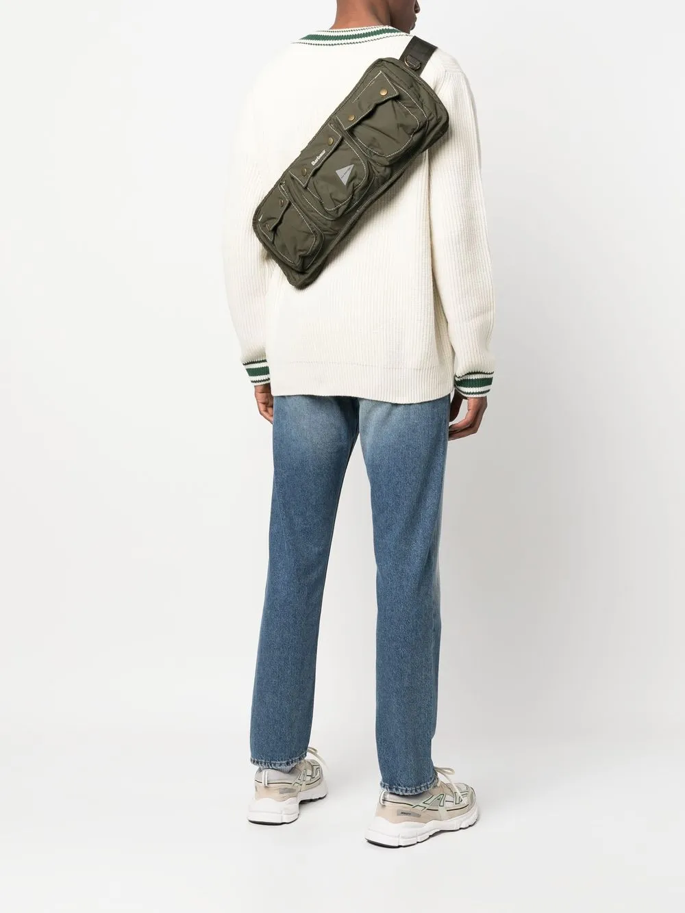 BARBOUR and WANDER Heuptas met meerdere patches - Groen