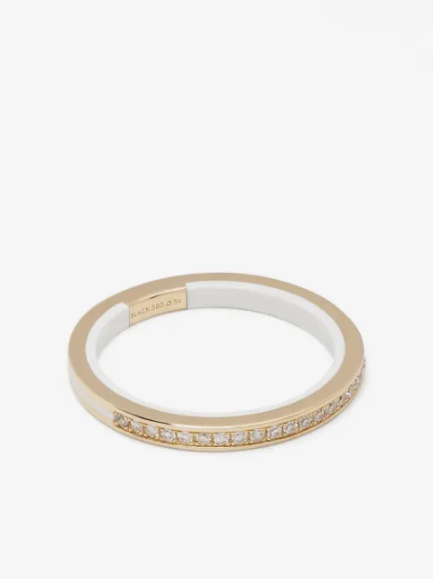 Maria Black diamantring i 14K gult guld