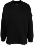 LES HOMMES D-ring finding sweatshirt - Black