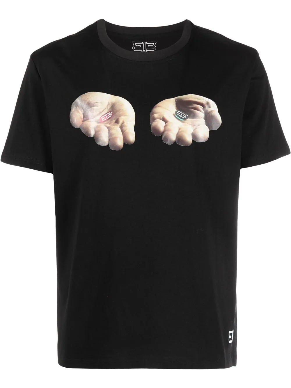 

313 WORLDWIDE graphic-print cotton T-shirt - Black