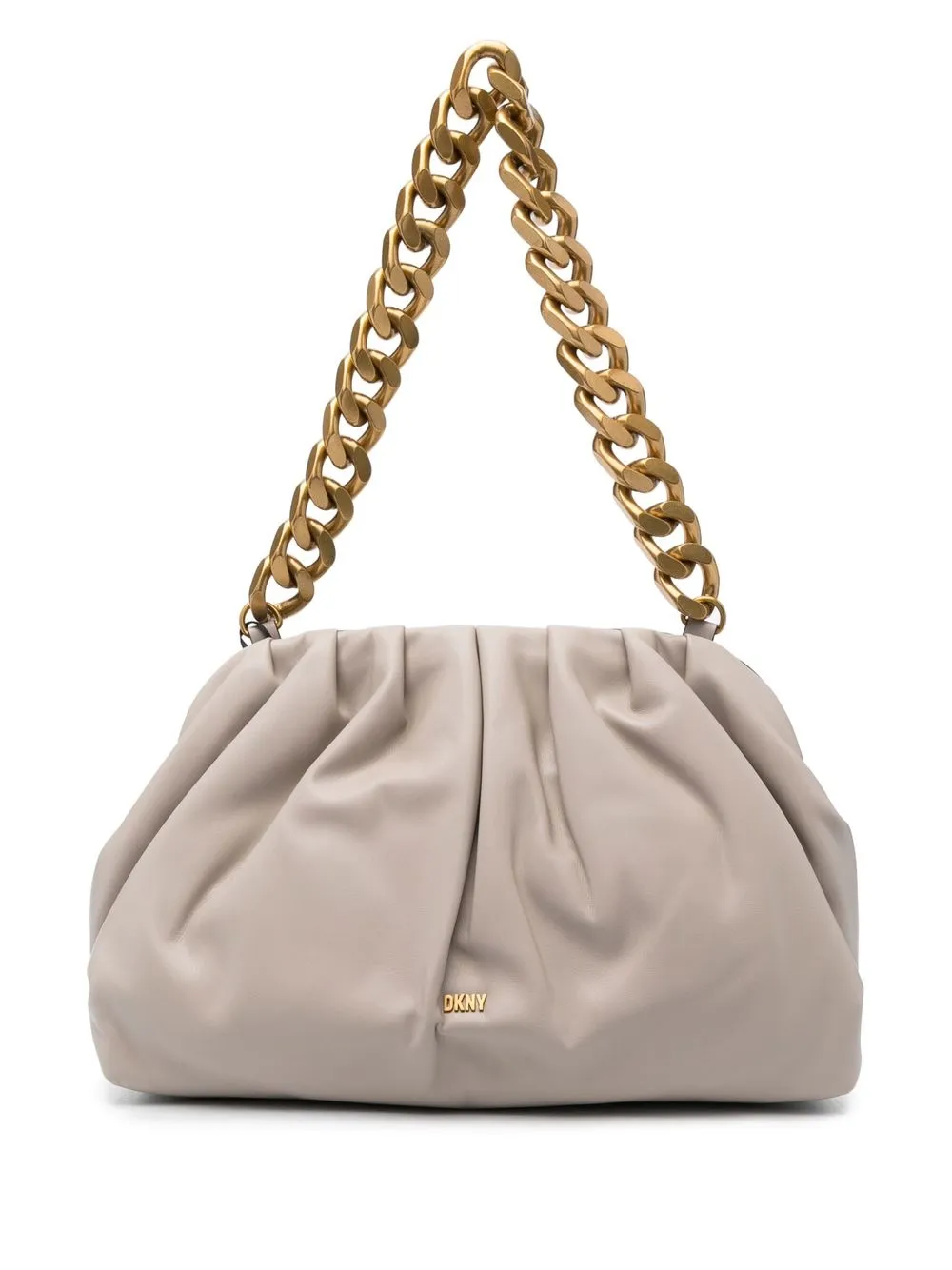 

DKNY pleated-detail shoulder bag - Neutrals