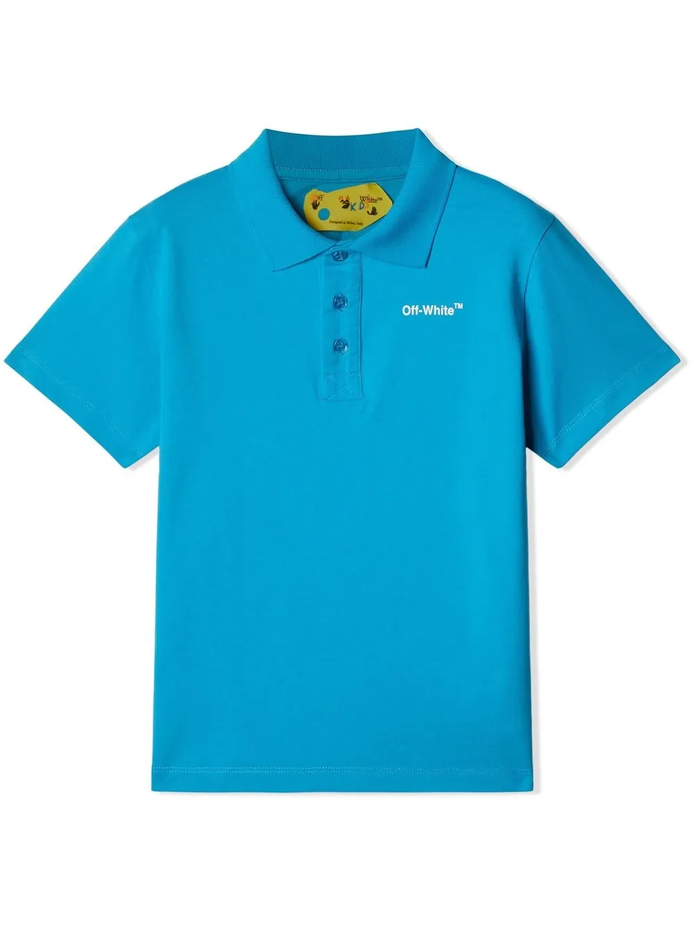 

Off-White Kids Monster polo shirt - Blue