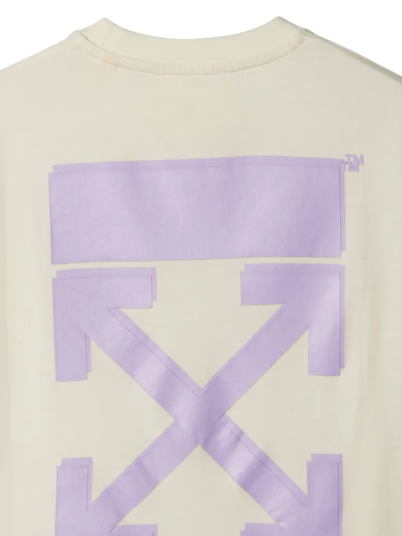 Kurzärmeliges T-Shirt mit Gummipfeil