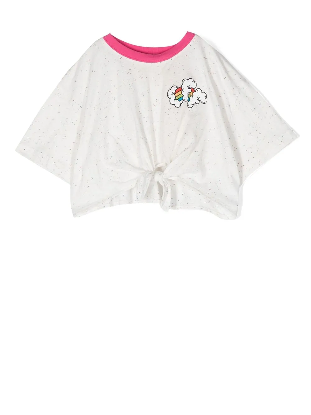 

Off-White Kids playera con logo estampado - Blanco